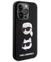 Original Case APPLE IPHONE 15 PRO Karl Lagerfeld Silicone Karl&Choupette Head (KLHCP15LSDHKCNK) black 3666339164812