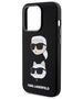 Original Case APPLE IPHONE 15 PRO Karl Lagerfeld Silicone Karl&Choupette Head (KLHCP15LSDHKCNK) black 3666339164812