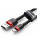 Baseus Cafule USB Lightning Cable 2,4A 0,5m (Red+Black) 6953156274945