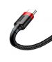 Baseus Cafule USB Lightning Cable 2,4A 0,5m (Red+Black) 6953156274945