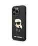 Original Case IPHONE 14 PRO MAX Karl Lagerfeld Hardcase Silicone Ikonik (KLHCP14XSNIKBCK) black 3666339086596