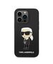 Original Case IPHONE 14 PRO MAX Karl Lagerfeld Hardcase Silicone Ikonik (KLHCP14XSNIKBCK) black 3666339086596