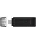 Kingston pendrive 64GB USB-C DT70 black 740617305302