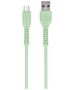 Maxlife MXUC-04 cable USB - microUSB 1,0 m 3A green 5900495875181