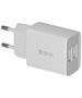 Devia wall charger Smart 2x USB 2,4A white + USB-C cable 6938595364037