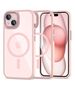 Case APPLE IPHONE 15 Tech-Protect Magmat MagSafe transparentne pink 5906302307999