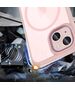 Case APPLE IPHONE 15 Tech-Protect Magmat MagSafe transparentne pink 5906302307999