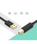 UGREEN US135 USB 2.0 A-B printer cable, gold plated, 3m (black) 6957303813513