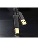 UGREEN US135 USB 2.0 A-B printer cable, gold plated, 3m (black) 6957303813513