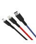 XO cable NB54 3in1 USB - Lightning + USB-C + microUSB 1,2 m 3A multicolor 6920680899012