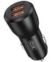 XO car charger CC55 30W 2x USB black 6920680840403