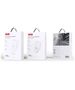 XO wall charger CE16 PD 45W 1x USB-C 1x USB white 6920680849307