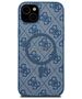 Original Case IPHONE 14 PLUS / 15 PLUS Guess Hardcase 4G Collection Leather Metal Logo MagSafe (GUHMP15MG4GFRB) blue 3666339226619