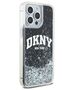 DKNY case for iPhone 15 Pro Max 6,7&quot; DKHCP15XLBNAEK black HC liquid glitters w arch logo 3666339270780