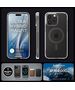 Case APPLE IPHONE 15 PRO Spigen Ultra Hybrid Mag MagSafe Graphite transparent 8809896750479