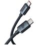 Baseus Crystal Shine cable USB-C to USB-C, 100W, 2m (black) 6932172602895