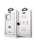 Case IPHONE 14 PRO Karl Lagerfeld Hardcase Silicone Choupette (KLHCP14LSNCHBCH) white 3666339086787