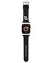 Strap for APPLE WATCH 4 / 5 / 6 / 7 / 8 / SE / ULTRA (42 / 44 / 45 / 49 MM) Karl Lagerfeld Strap 3D Rubber Karl Head (KLAWLSLKNK) black 3666339127381