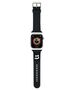 Strap for APPLE WATCH 4 / 5 / 6 / 7 / 8 / SE (38 / 40 / 41 MM) Karl Lagerfeld Strap 3D Rubber Choupette Head (KLAWMSLCNK) black 3666339190118