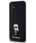 Original Case SAMSUNG GALAXY S23 FE Karl Lagerfeld Silicone Ikonik Metal Pin (KLHCS23FEMHKNPK) black 3666339218645