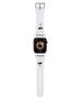 Strap for APPLE WATCH 38 / 40 / 41 MM Karl Lagerfeld Strap 3D Rubber Karl&Choupette Heads (KLAWMSLKCNH ) white 3666339190095