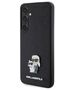 Original Case SAMSUNG GALAXY S24+ Karl Lagerfeld Hardcase Saffiano Karl & Choupette Metal Pin (KLHCS24MPSAKCMPK) black 3666339242039