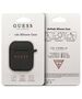 Original Case APPLE AIRPODS Guess Silicone Glitter (GUACCSILGLBK) black 3700740463796