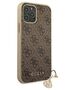 Original Case IPHONE 12 PRO MAX Guess Hardcase 4G Charms Collection (GUHCP12LGF4GBR) brown 3700740489567