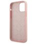 Original Case IPHONE 12 MINI Guess Hardcase Silicone Vintage (GUHCP12SLSVSPG) pink 3700740495186