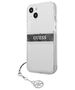 Original Case IPHONE 13 MINI Guess Hardcase 4G Grey Strap Charm (GUHCP13SKB4GGR) transparent 3666339023355