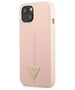 Case IPHONE 13 MINI Guess Hardcase Silicone Triangle (GUHCP13SSLTGP) pink 3666339040994