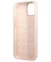 Case IPHONE 13 MINI Guess Hardcase Silicone Triangle (GUHCP13SSLTGP) pink 3666339040994