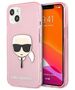 Original Case IPHONE 13 MINI Karl Lagerfeld Hardcase Glitter Karl`s Head (KLHCP13SKHTUGLP) pink 3666339027537