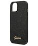 Original Case IPHONE 14 PLUS Guess Hard case Glitter Script black 3666339065133