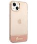 Original Case IPHONE 14 PLUS Guess Hardcase Translucent pink 3666339088354