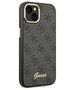 Original Case IPHONE 14 Guess Hard Case 4G Vintage Gold Logo (GUHCP14SHG4SHK) black 3666339065201