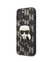 Original Case IPHONE 13 MINI Karl Lagerfeld Hardcase Monogram Ikonik Patch black 3666339049362