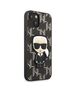 Original Case IPHONE 13 MINI Karl Lagerfeld Hardcase Monogram Ikonik Patch black 3666339049362