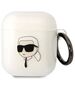 Original Case APPLE AIRPODS Karl Lagerfeld Karl`s Head (KLA2HNIKTCT) transparent 3666339087982