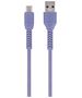 Maxlife MXUC-04 cable USB - USB-C 1,0 m 3A purple 5900495875211