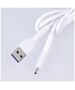 Maxlife MXUC-04 cable USB - microUSB 1,0 m 3A white 5900495875198