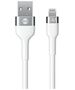 Forever Flexible cable USB - Lightning 1,0 m 2.4A white 5900495978400