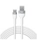 Forever Flexible cable USB - USB-C 1,0 m 3A white 5900495978448