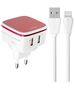 Wall charger  LDNIO A2405Q 2USB + Lightning cable 5905316141926