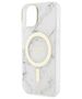 Original Case IPHONE 14 Guess Hardcase Marble MagSafe (GUHMP14SPCUMAH) white 3666339127268