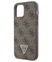 Original Case IPHONE 12 / 12 PRO Guess Hardcase Crossbody 4G Metal Logo (GUHCP12MP4TDSCPW) brown 3666339146856