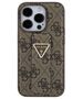 Original Case APPLE IPHONE 15 Guess Hardcase Grip Stand 4G Triangle Strass (GUHCP15SPGS4TDW) brown 3666339197438