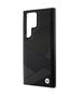 Original Case SAMSUNG GALAXY S24 ULTRA BMW Hardcase Signature Leather Crossing Lines Pattern (BMHCS24L23RCGPK) black 3666339242640