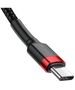 USB-C PD Baseus Cable Cafule PD 2.0 QC 3.0 60W 1m (black and red) 6953156285217