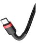 USB-C PD Baseus Cable Cafule PD 2.0 QC 3.0 60W 1m (black and red) 6953156285217